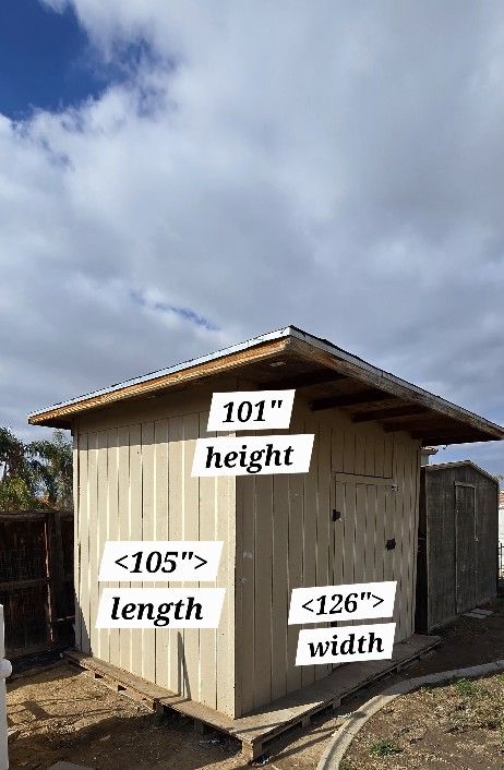 130 Sqft Shed