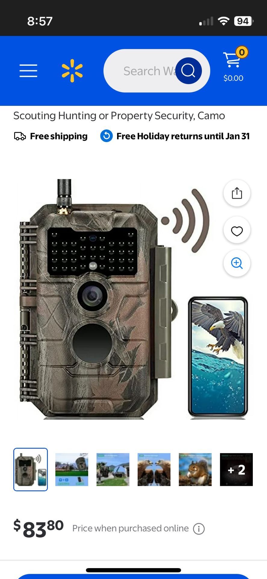 Gardepro E6 WiFi Trail Cam