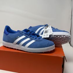 Adidas Men's Gazelle Spikeless Golf 'Blue Bird' Shoes IH2267 Size 11