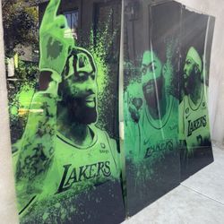 LA Lakers Anthony Davis Wall Panels Light Plexiglass 