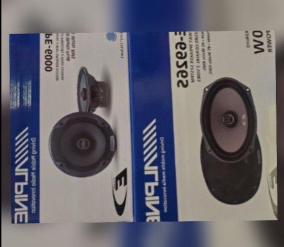 New ///////ALPINE Speakers 2x Pairs