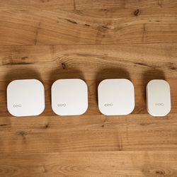 eero Pro Tri-Band Mesh Wi-Fi System: 3 Routers + 1 Beacon Extender