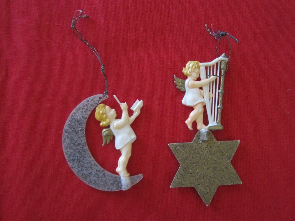 Vintage Christmas Ornaments - Angels