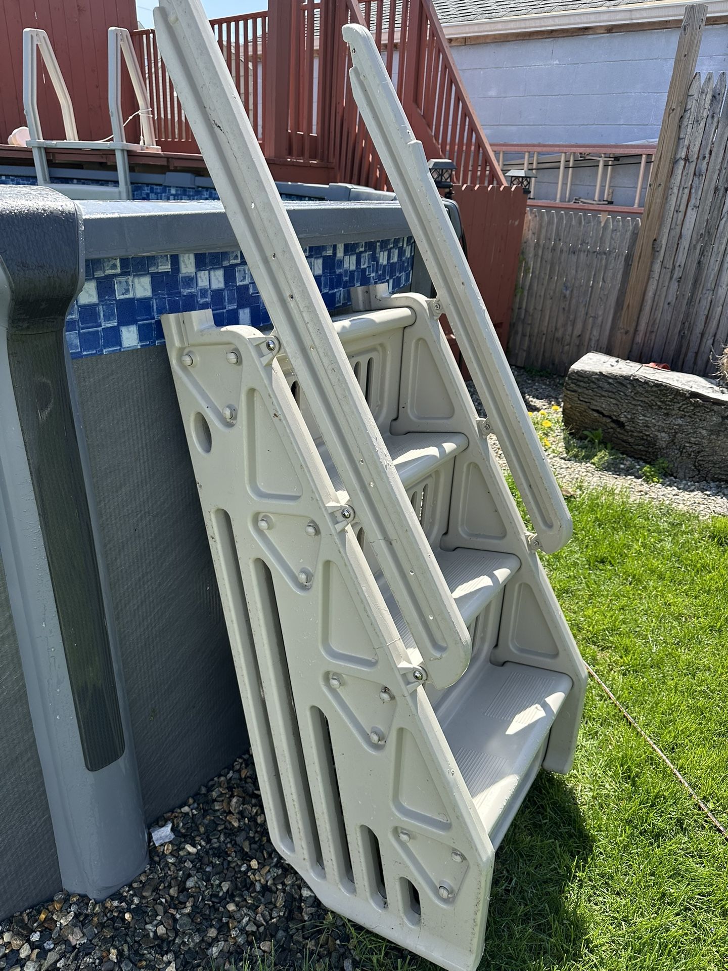 Outside Ladder Above Ground Pool