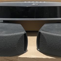 Bose AV3-2-1 Media Center And Bose 3·2·1, Speakers. No Remote Or Cables 