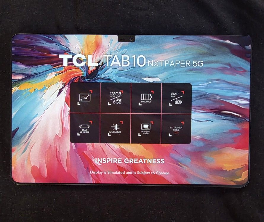 New TCL Tab10 NXTPAPER 5G TABLET Unlocked