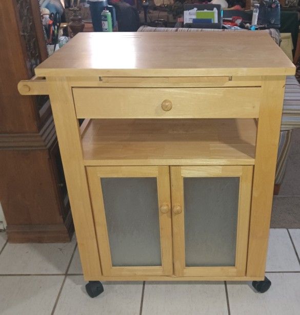 Wooden Kitchen Cart