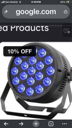 RGB DJ LED LIGHT STROBE ALL IN ONE