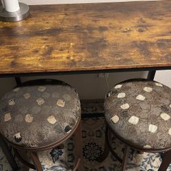 Table And 2 Stools