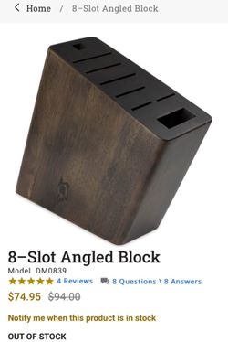 Shun Knife Block 8