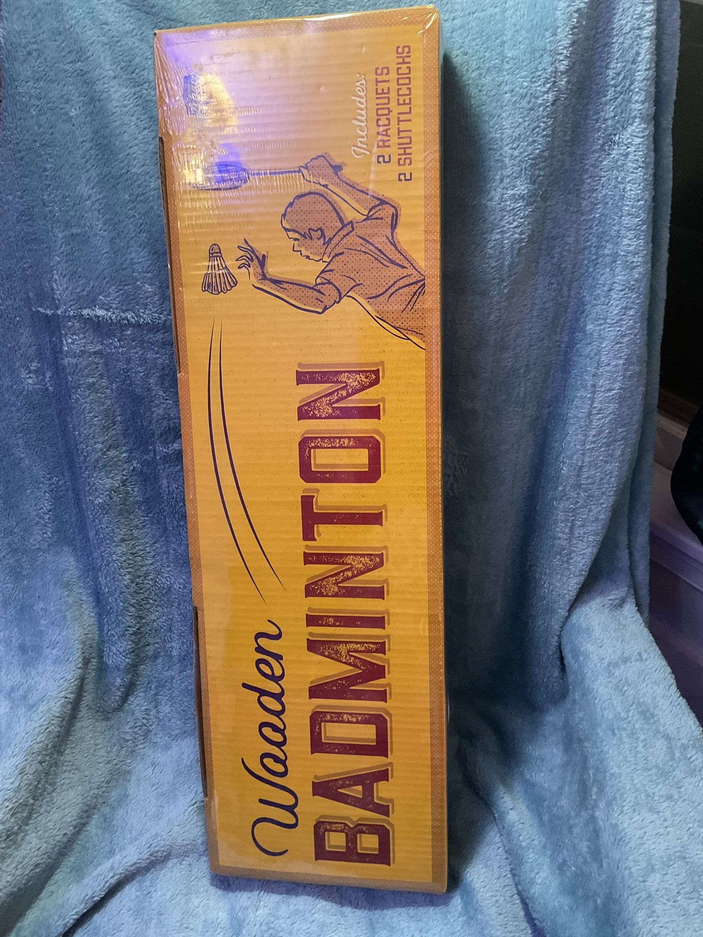 NEW" Crown Sporting Goods Vintage Wooden Badminton Set