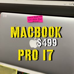 MACBOOK PRO I7 AVAILABLE NOW
