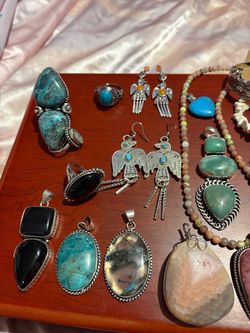 Turquoise/Stone Jewelry 🌈🍄🦋