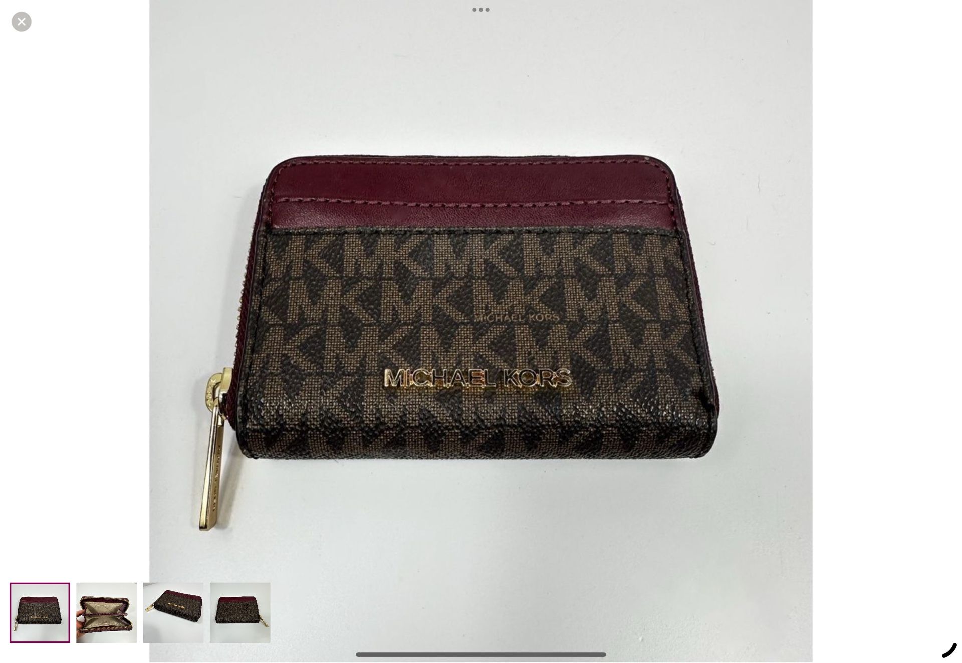 Michael Kors “Jet Set Travel” Zip Around Wallet