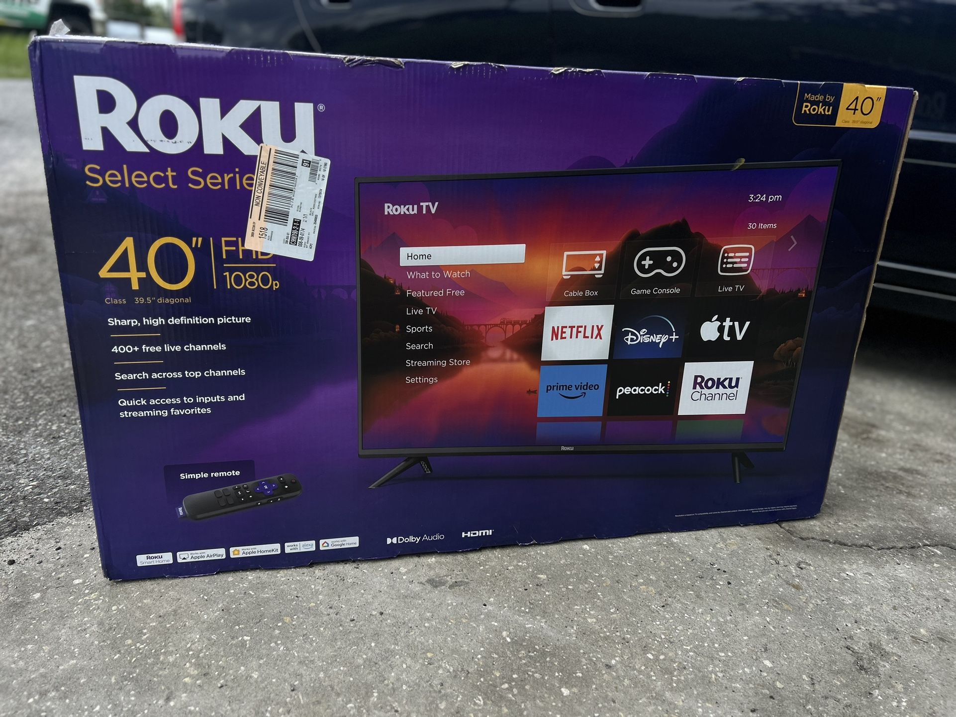 Brand New 40" Roku Smart TV