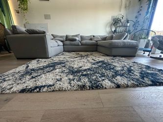 Sectional sofa with area rung for free