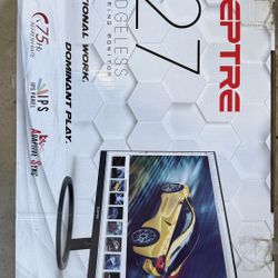 Sceptre 27" QHD 1440p IPS Monitor – Flawless Screen, Stand Included 