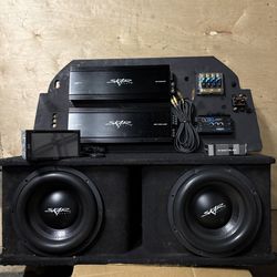 SKAR AUDIO CAR SOUND SYSTEM AMPS SUBS