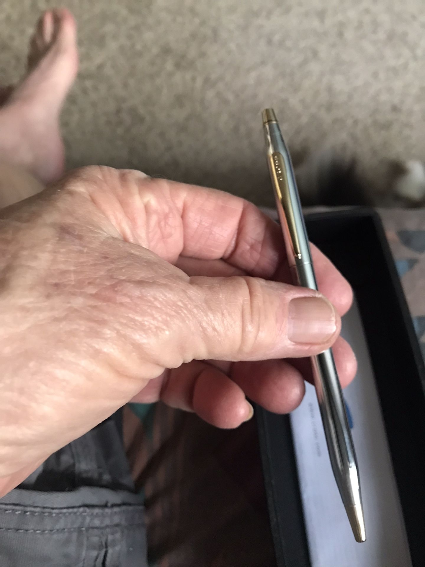 New Cross Medalist Gold Tip Pen W 2 Refills