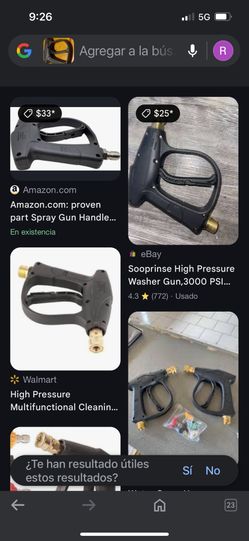 High Pressure Spray Handle