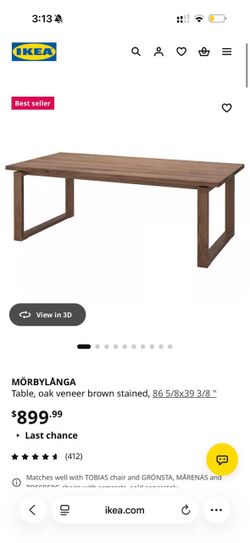Dining table