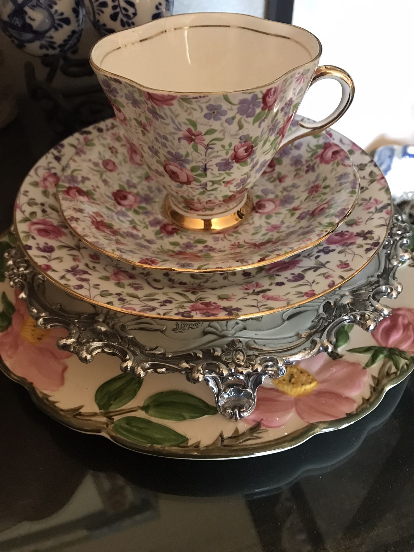 Vintage Teacups & Teapots ..Tea Parties🌸🍃