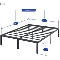 Full Platform Bed Frame 