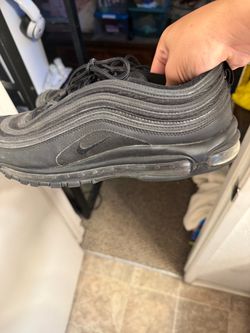 Nike Air Max 97 triple black  (size 12) - shoot me an offer