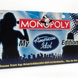 Rare Sealed My American Idol Monopoly Collector ‘s Edition - Customizable Idols