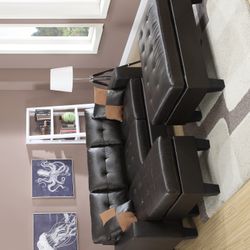 Sectional With Ottoman /// Financing Available 