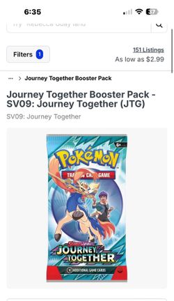 Journey Together Booster packs (Unopened)