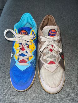 Nike LeBron 18 Low Space Jam Tune Squad Wile E. VS Roadrunner Sneakers