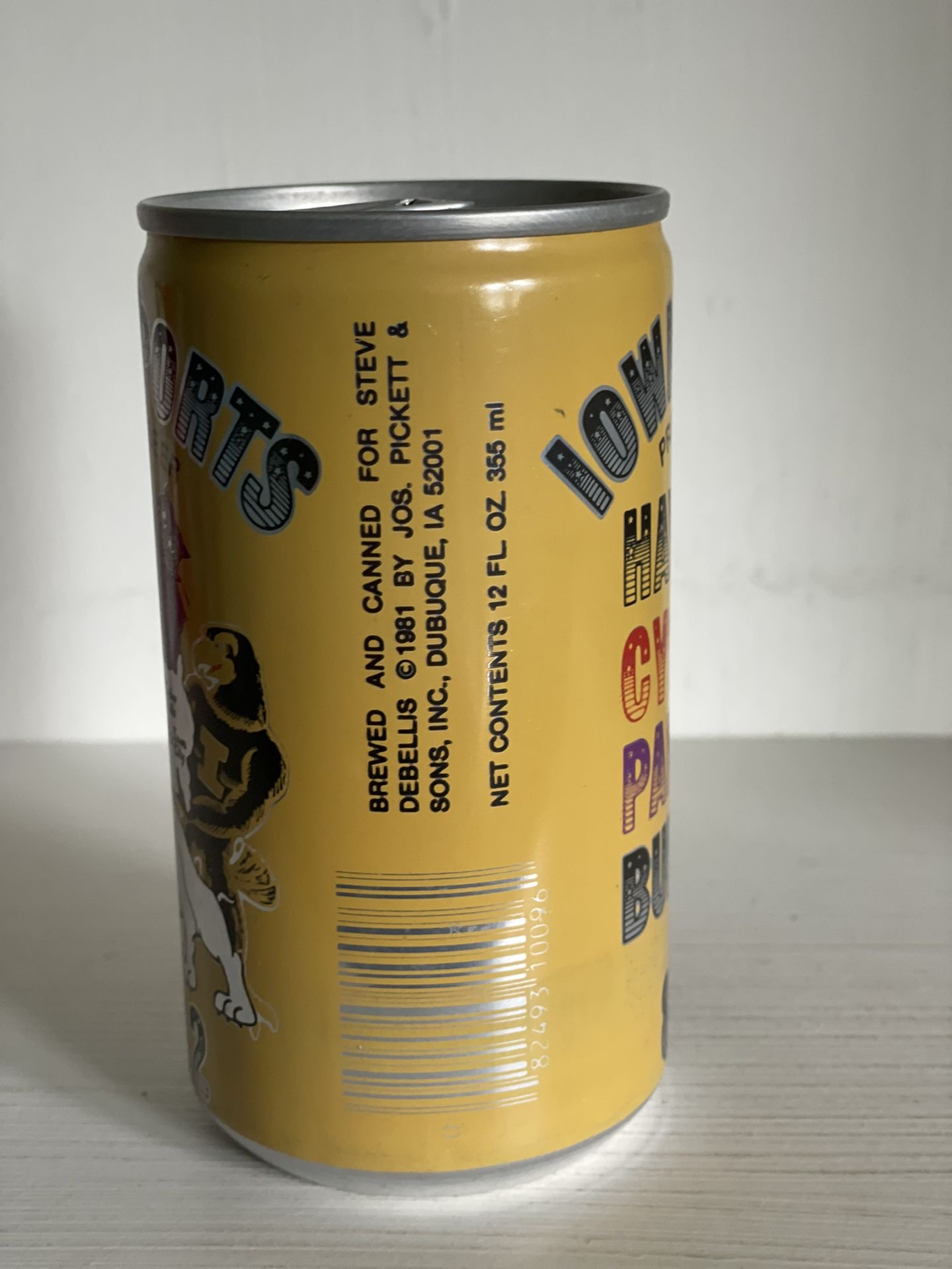 Iowa Sports Collectible (Empty) Can