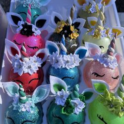Handmade Unicorn Ornaments 