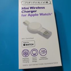 Infinitive Mini Wireless Charger for Apple Watch - White