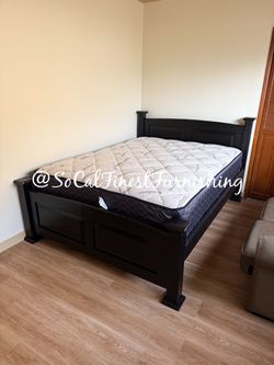Queen bed and mattress
