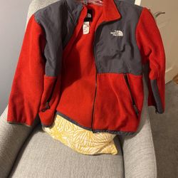 North face jacket (red fleece)