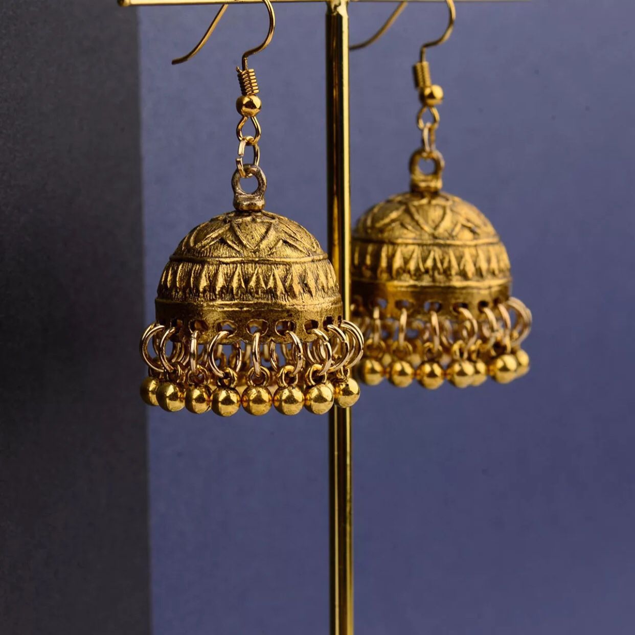 Vintage bohemian ethnic jumka earrings women’s jewelry accessory