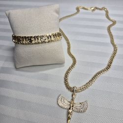 Angel Set High Quality Jewelry 14k Gold Plated High Quality Jewelry Hypoallergenic Waterproof Non Tarnish  Prices On Description 