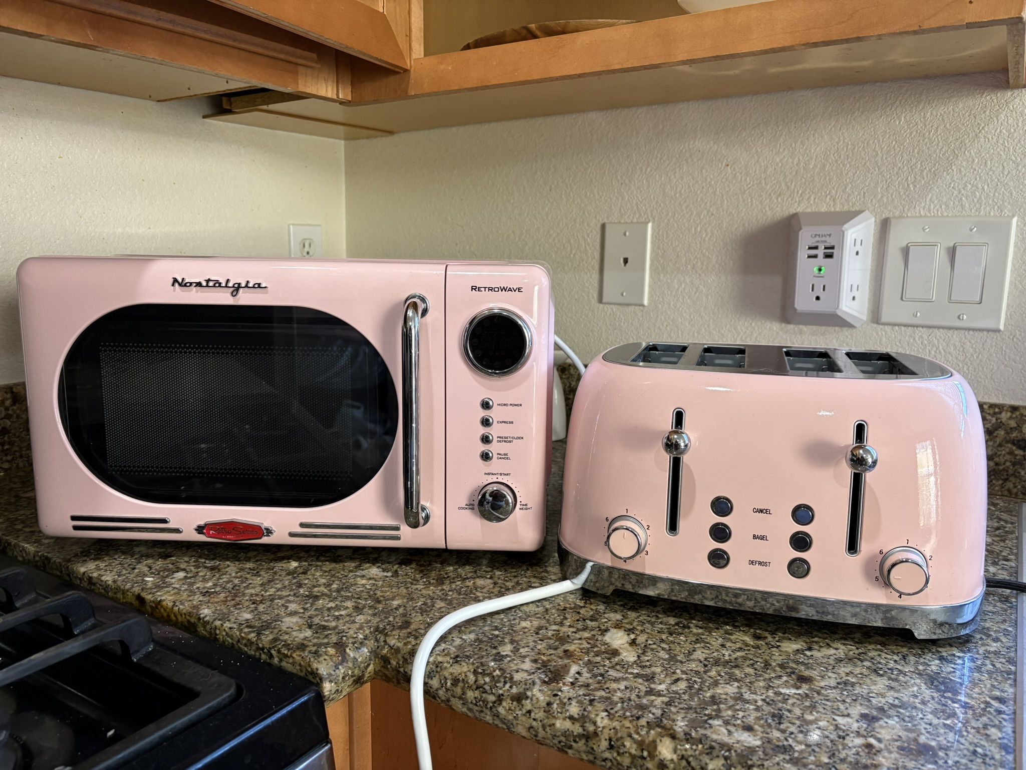 Microwave and Toaster