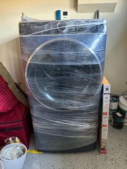 GE Profile Electric Dryer and Drawer