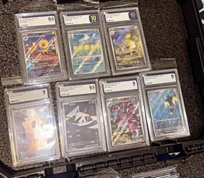 Lot of 7 PLG POKEMON slabs PSA CGC