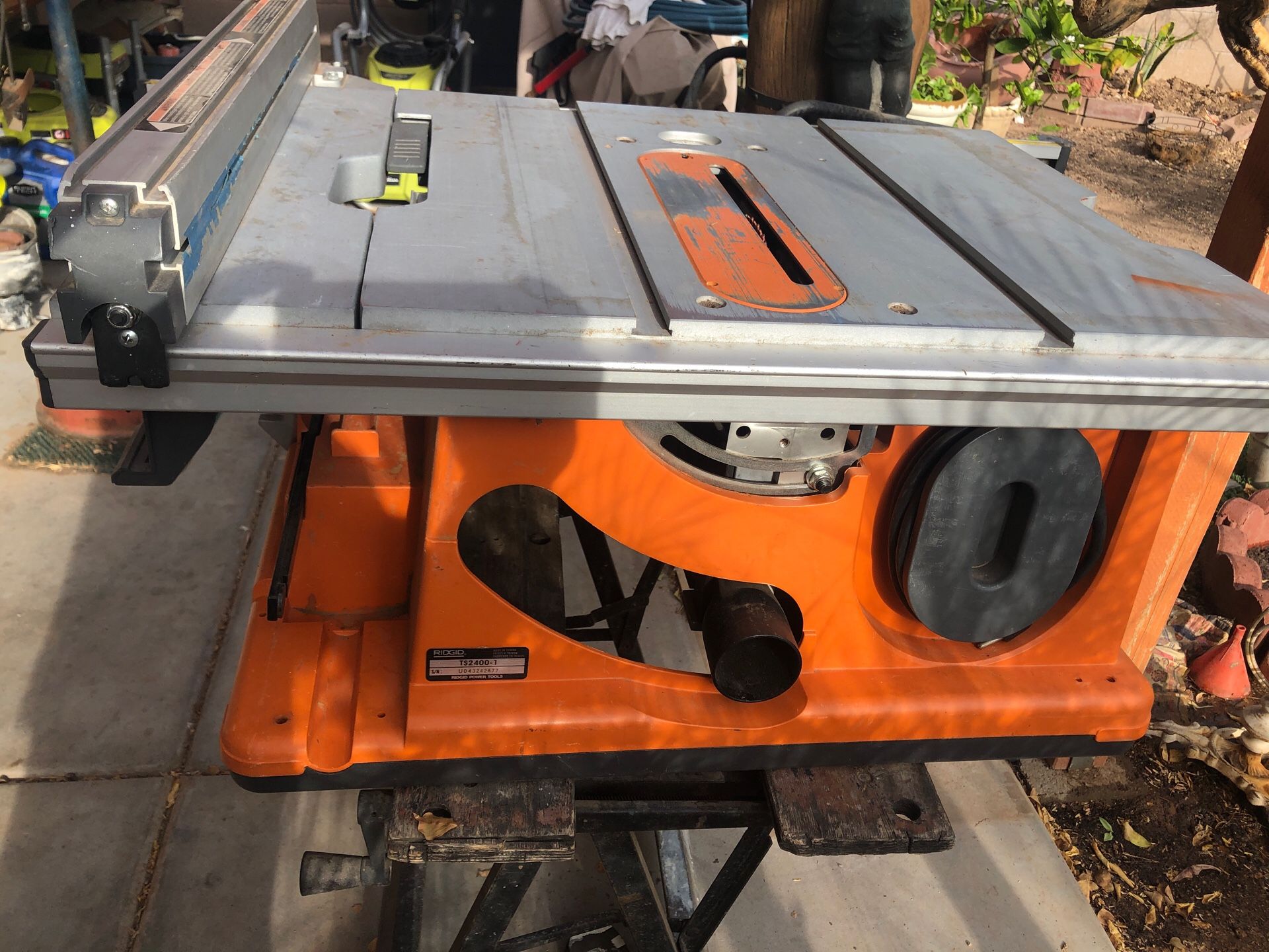 RIDGID TS24001 10” TABLE SAW for Sale in Avondale, AZ OfferUp