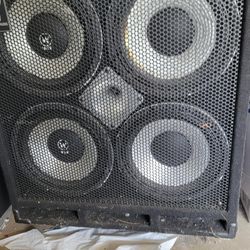 4x10 Bass Cabinet And Ampeg Bass Amp Build In Effects