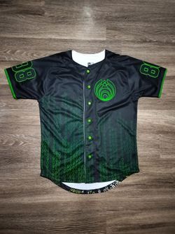 Bassnectar 808 Jersey Size XL Matrix Free Your Mind Rave Festival EDM Baseball