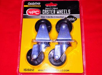 New 4-Pack Caster Wheels 1.5in