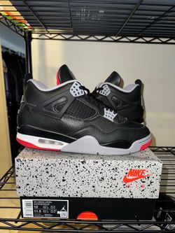 Air Jordan Retro 4 Bred Reimagined Sz 10