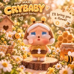 POP MART CRYBABY Crying Again Series – I’ll Bring You a Flower
