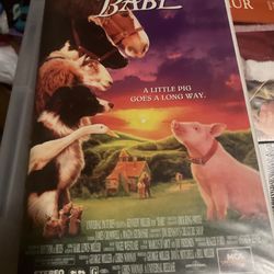 Babe A Little Pig Goes A Long Way VCR Movie 