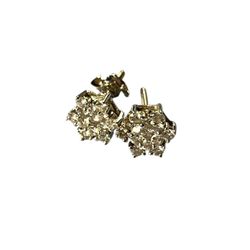 Diamonds And Gold Earrings 14k